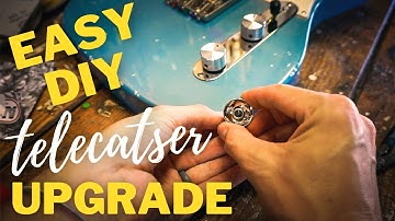 EASY DIY 5 Minute Telecaster Upgrade!