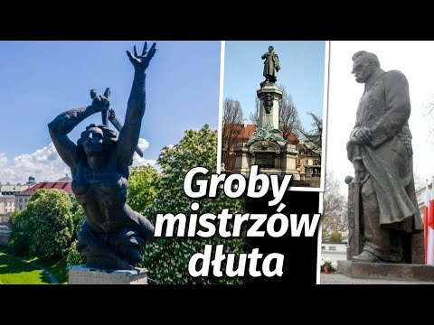 Groby rzeźbiarzy cz. 2. Stworzyli pomniki Nike, Mickiewicza, Piłsudskiego l Niezapomniani