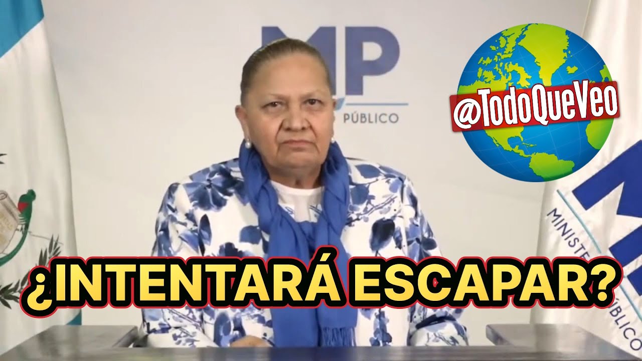 CONSUELO PORRAS Intentará Escapar a Panamá?