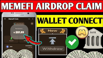 MemeFi Wallet Connect Kaise Kare || MemeFi New Update || How To Connect wallet in MemeFi Airdrop