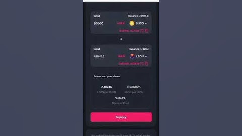 How to add liquidity for a pair?