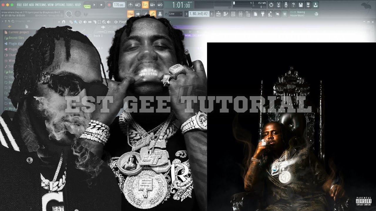 Making a DARK beat for EST GEE - "I Never Felt Nun" Album | @zaykross