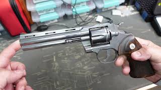 Celebrity #triggerpullthursday trigger pull on a 2022 Colt Python 357 mag Wealth