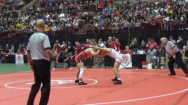 138 lbs sf Luke Baughman, Wadsworth vs Jake Niffen...