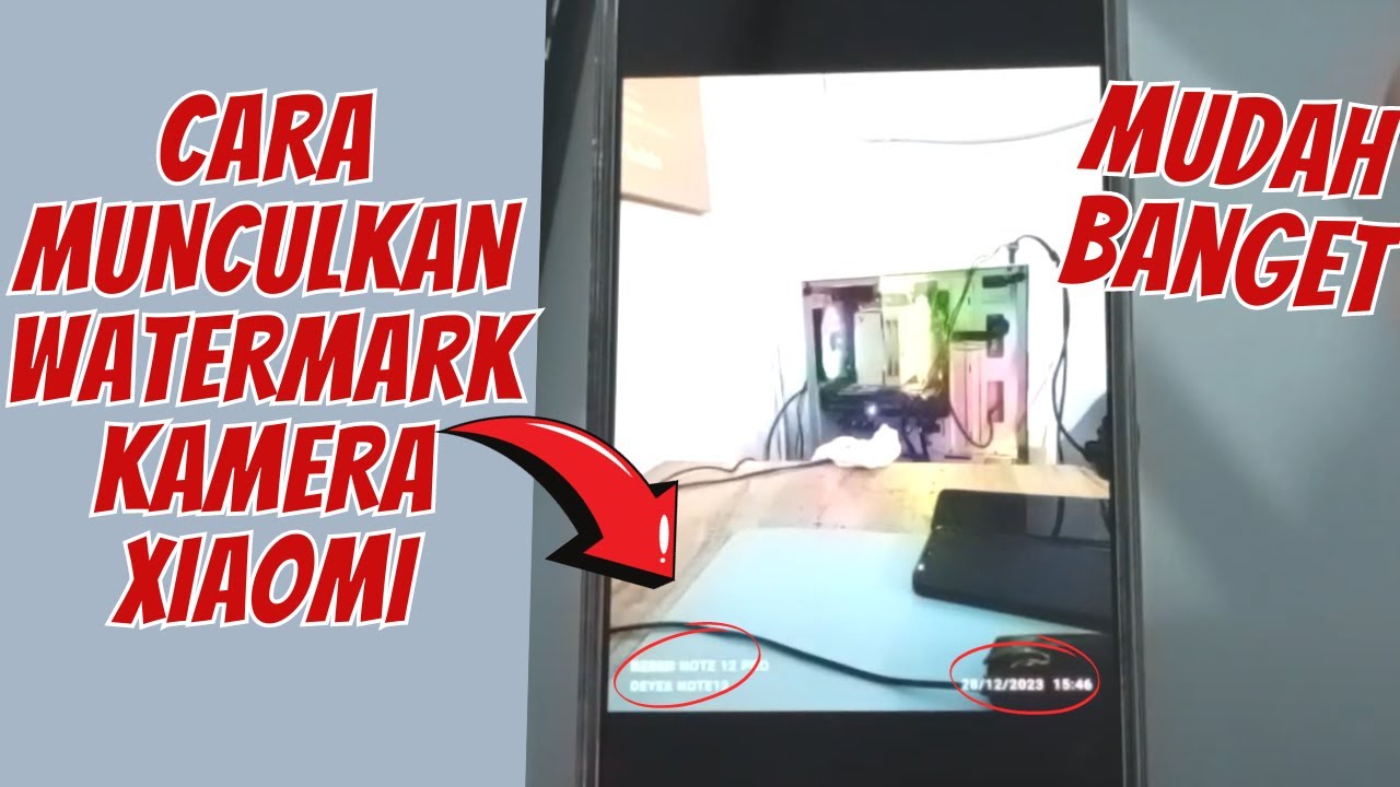 CARA MUNCULKAN WATERMARK FOTO DI HP XIAOMI TERBARU - YouTube