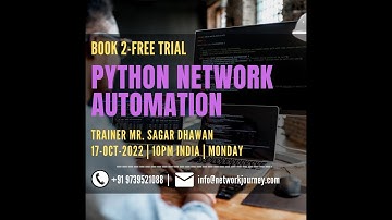 Python, Ansible & Cisco Devnet 200-901 for Network Engineers | Class Starting 19-Oct \\ Daily 1 Hour