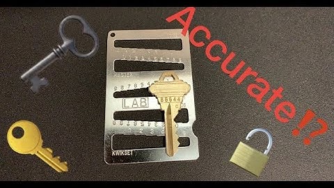 How to use a Key Gauge