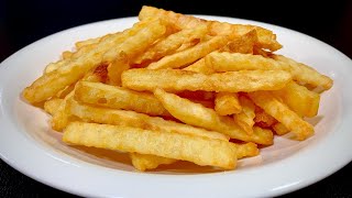 Fried potato chips, remember not to fry directly in the pot, do a few more steps, the crispy and swe