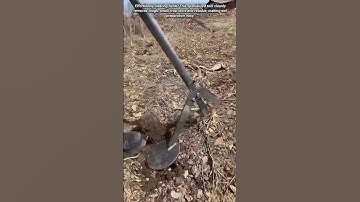 Specialized Tool for Quick and Easy Small Crop Root Removal.