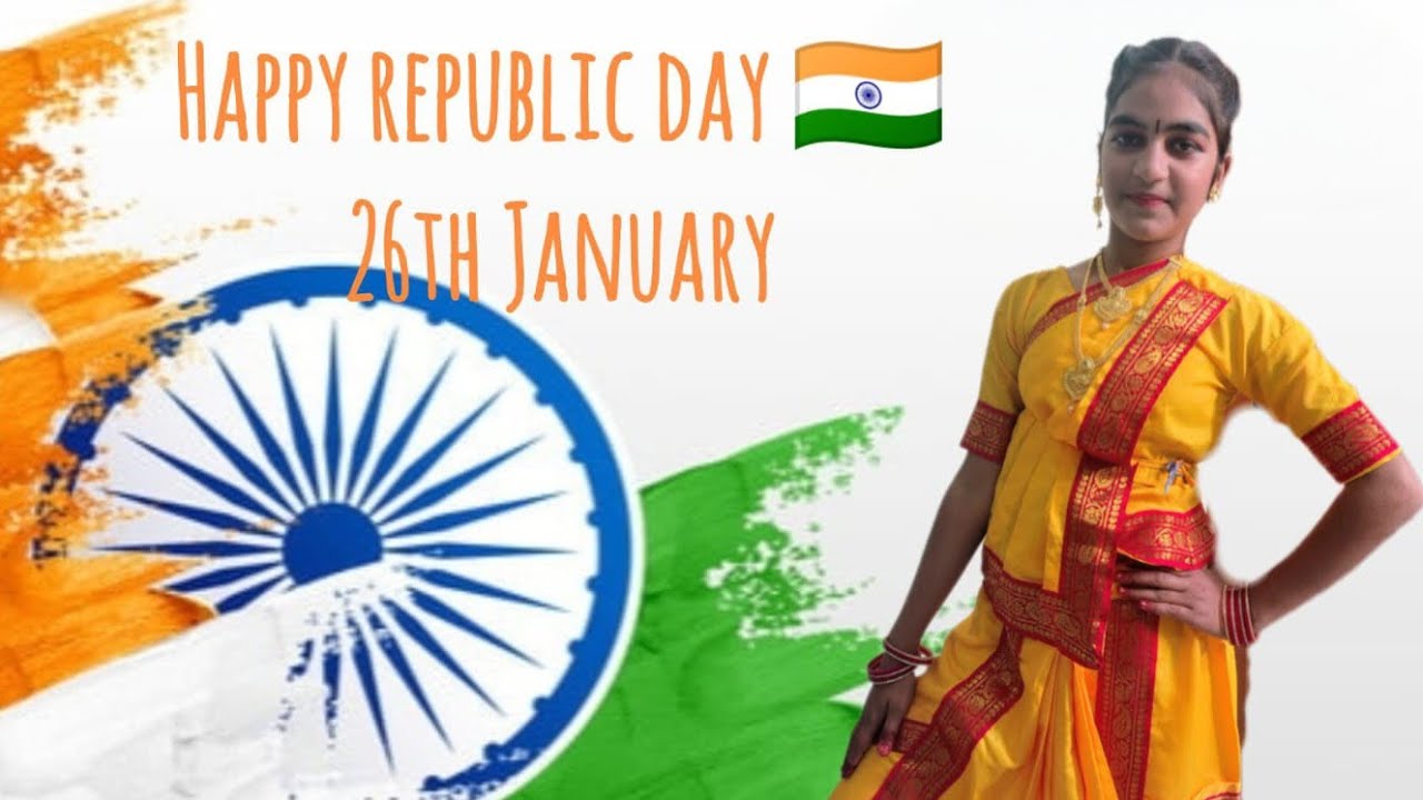 My republic day dance performance 🤗| my tamil look❤️l #.bharatnatyam dance|