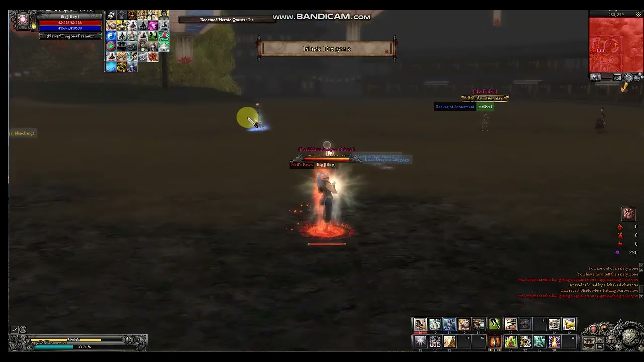 9Dragons Awaken-Exiled 2m+ res 2m HP+ still die in 2 hit