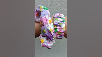 Scrunchie with Matching Keychain #scrunchie #keychain #keyfob #MatchingSet