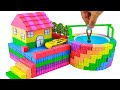 DIY Miniature House | How To Build Beautiful House from Kinetic Sand vs Slime | Sand Koreean