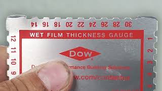 How to Check Wet Mil Thickness