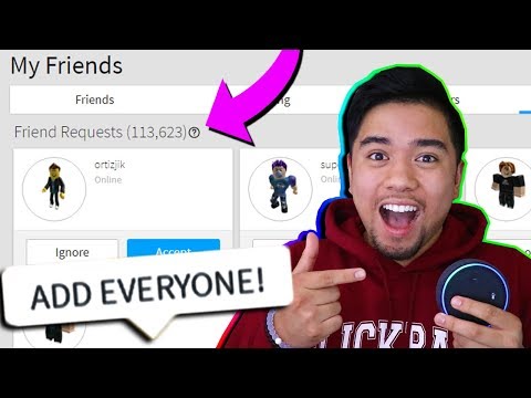 Alexa Adds My Entire Friends List Roblox Youtube - alexa adds my entire friends list messironaldo1022 roblox friends list Alexa Adds My Entire Friends List Roblox Youtube - messironaldo1022 roblox friends list