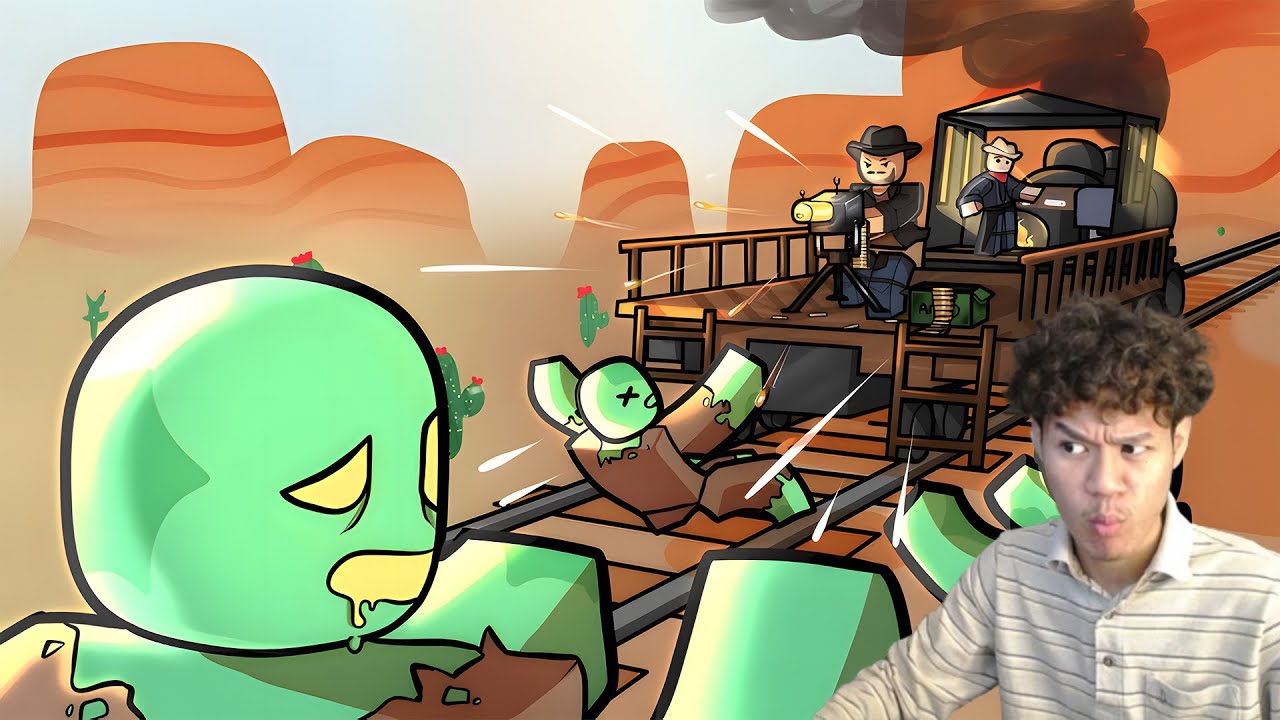 AFIQ KENE SURVIVE ZOMBIE NAIK KERETAPI! || DEAD RAILS ROBLOX