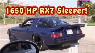 1650 HP RX7, LOL!,  "The Sleeper Part 1 of 3". Honest George.  Amazing!  Nelson Racing Engines.