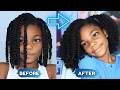 Kids natural hairstyle: two strand twist out with bantu knots