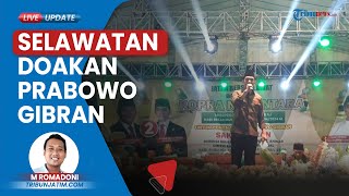 Jatim Bersholawat, Ribuan Warga Doakan Prabowo-Gibran Menang Satu Putaran di Pilpres 2024