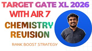 GATE XL 2026 Chemistry  Revision with AIR 7 Strategy