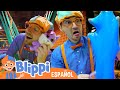 Blippi aprende los cinco sentidos  | Aprende con Blippi | Videos Educativos