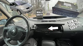 How To Code Renault Espace MK4 Radio? IT'S REALLY EASY!!  Rennut Espace 1