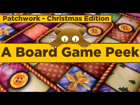 Настільна гра Печворк Різдвяний / Patchwork Christmas Edition! УКРАЇНСЬКОЮ!, відео 1