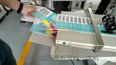 YH370 SZ  Auto Creasing and Folding Machine