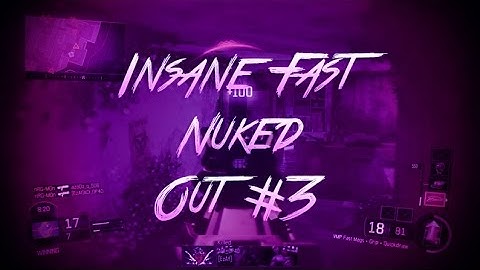 BO3: Insane Fast NUKED Out w/Best NUKED Out Class Setup (Fast Flawless NUKED Out w/Best VMP Class)