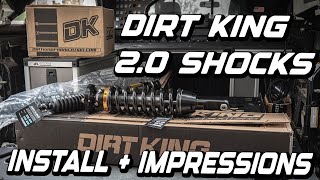 Dirt King 2.0 Coilovers & Shocks  Install & Review