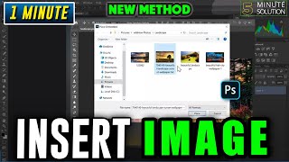 How to insert an image in photoshop 2024 screenshot 4