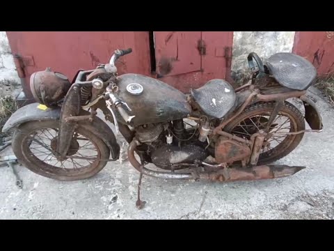 Обзор купленного редкого старого мотоцикла Иж 350 1947 года. Три мотоцикла Иж 350 вместе.