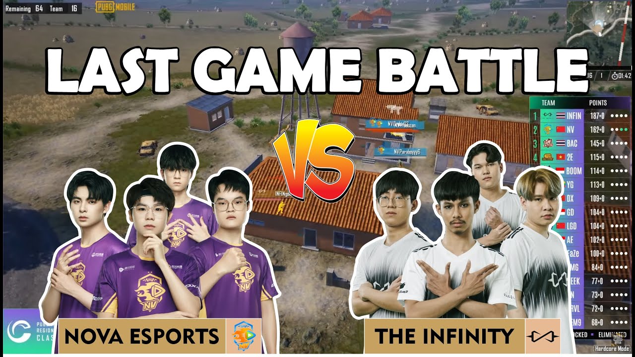 NOVA VS INFINITY LAST GAME BATTLE | PMRC MATCH 5 DAY 4