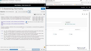 Constructing Normal Probability Plots with StatCrunch