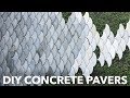 DIY Concrete Patio Pavers