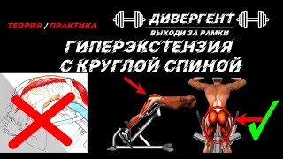 ГИПЕРЭКСТЕНЗИЯ С КРУГЛОЙ СПИНОЙ !???? КАК НАКАЧАТЬ ЯГОДИЦЫ?!