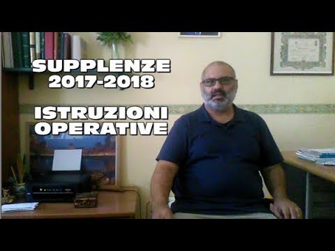 ISTRUZIONI SUPPLENZE 2017-2018