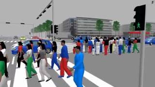 Famous Singaporean Intersection in Vissim Wealth