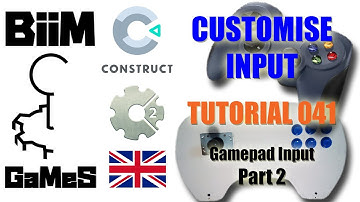 Construct 3 - Tutorial 042 - Gamepad Input, Customisation - Part 03