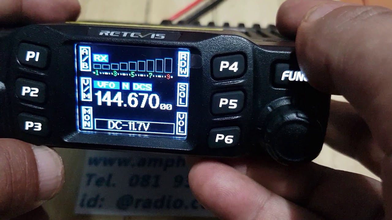 วิธีปิดโทน dcs Retevis RT95