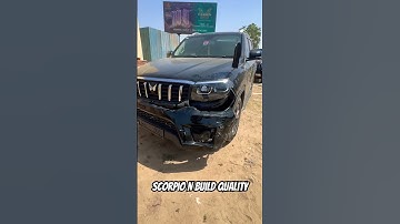 Scorpio N Build Quality 😱.                           #shorts #viral