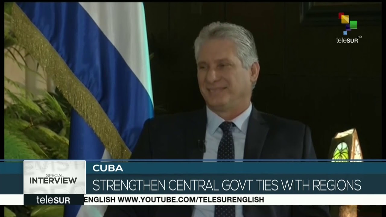 Exclusive interview of Cuban President Miguel Diaz-Canel - YouTube