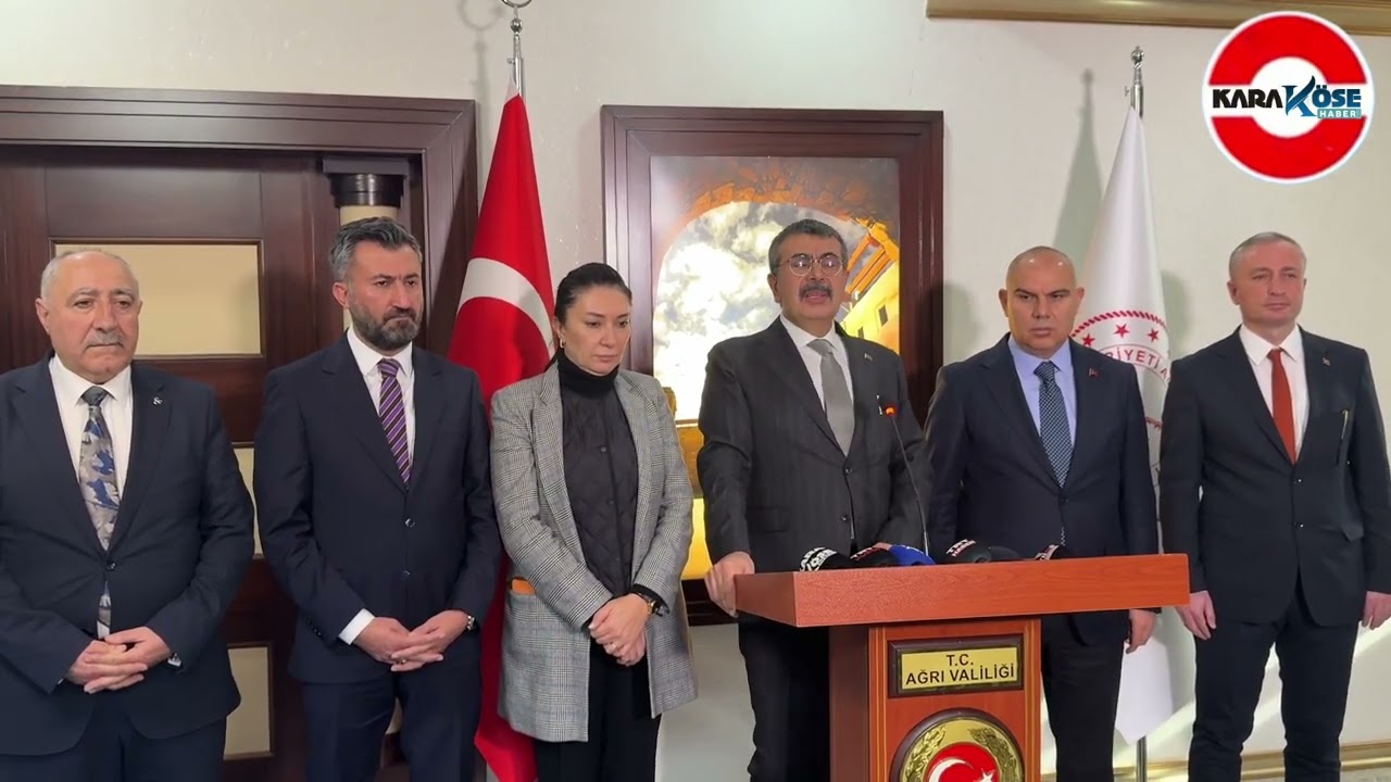 Bakan Tekin, Ağrı’da eğitim altyapısındaki artışı rakamlarla anlattı