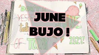 June Bullet Journal Set Up | Bujo With me | Beautybyjosiek