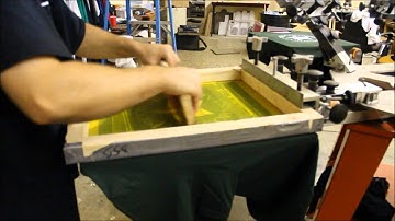 We Make T-Shirts - CMYK screen printing with White Underbase
