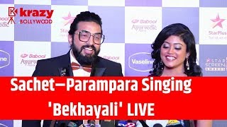 Kabir Singh | Bekhayali Song Singing LIVE By Sachet–Parampara | Stars Screen Awards 2019