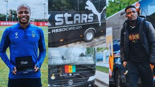 Black Stars New Team Bus, Andre Ayew Rewarded By EPL For Making 100 Appearances & On Salis