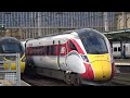 The (IET) Class 800 LNER 'Azuma' [5-Car Set] No.800208 at Carlisle &amp; is moved to Facing Red Signal.
