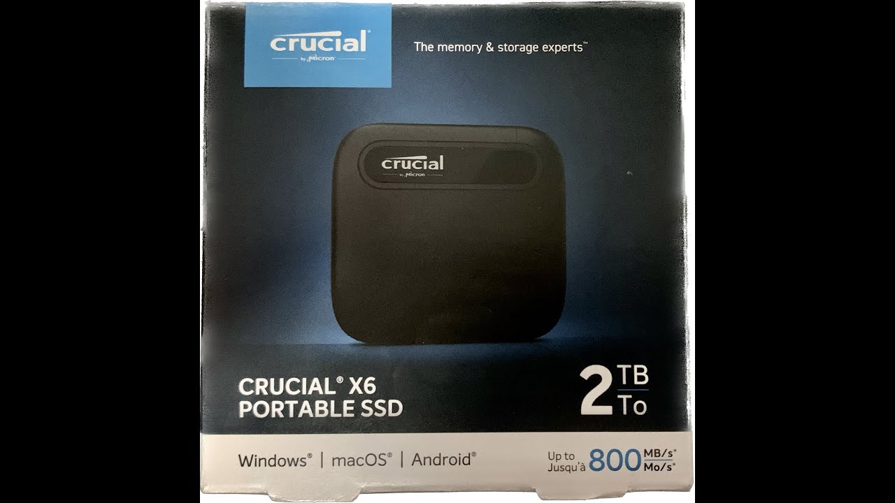 Crucial - X6 SSD Externe (500Go / 1To)