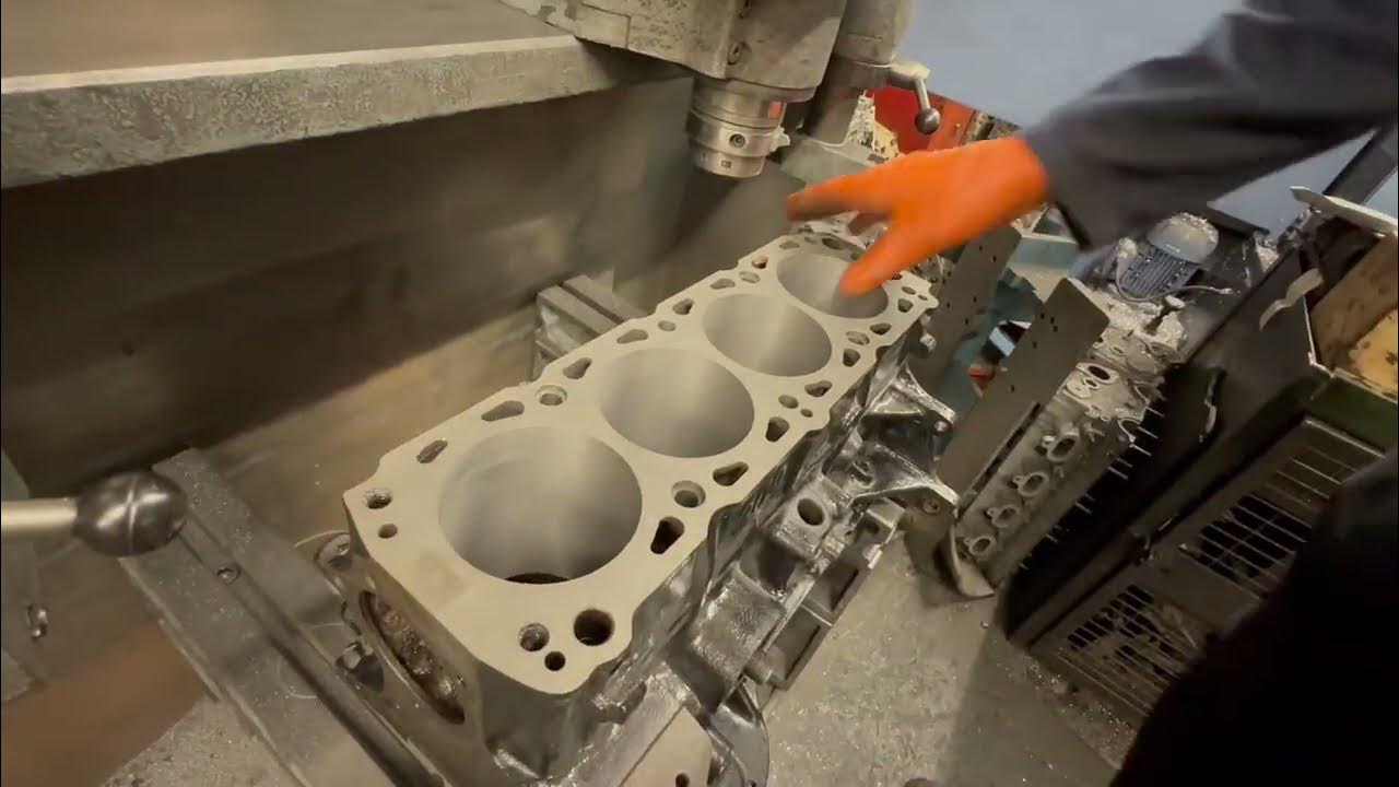 Engine Block Rebore & Hone from Start to Finish YouTube
